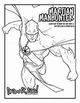 Martian Manhunter sketch template