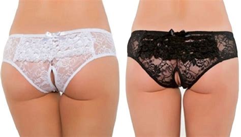 Sexy Crotchless Knickers Panties Pants Thong G String Sexy