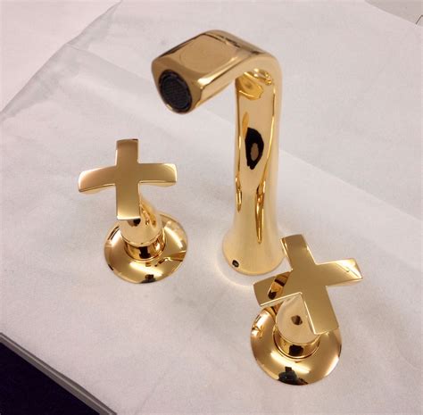 gold plated taps