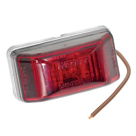 wesbar led clearance side marker light  series red buffalo gap outfitters
