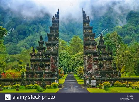 Gates To One Of The Hindu Temples In Bali In Indonesia