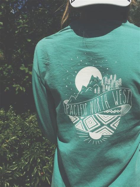 pnw vintage long sleeve pocket tee by reprose on etsy greatest camping hacks in 2019 apparel