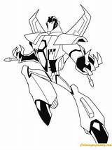 Transformers Starscream Pages Coloring Online Color sketch template