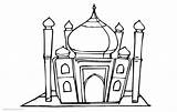 Coloring Pages Ramadan Mosque Printable Kids sketch template
