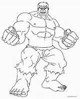 Hulk sketch template