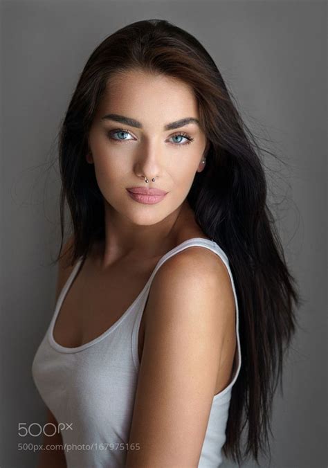 Veronika By Mil4nek Gorgeous Eyes Brunette Beauty Beauty Face