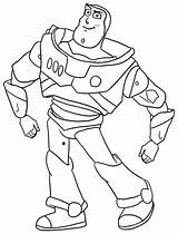 Buzz Lightyear Coloring Toy Story Pages Printable Woody Kids sketch template