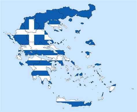 griechenland karte mit regionen landkarten mit provinzen