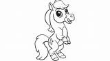 Horse Coloring Pages Baby Kids Printable Cartoon Horses Print Chick Sweet Popular Animal Leapfrog sketch template