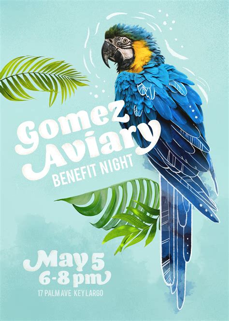 gomez aviary photoshop poster project  behance
