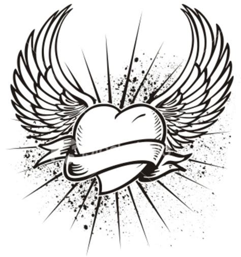 hearts  wings coloring pages  kids disney coloring pages