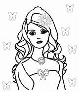 Coloring Pages Barbie Clipartmag sketch template