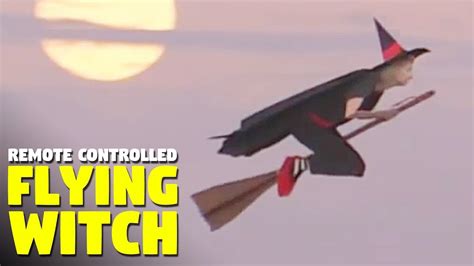 remote controlled flying witch halloween stuff youtube
