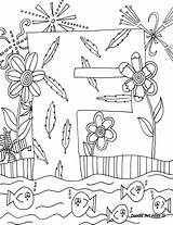 Doodle Alphabet Sheets sketch template