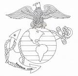 Usmc Ega sketch template