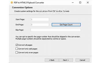 PDF to HTML5 Flipbook Converter screenshot #0