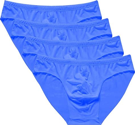 yateen mens traceless underwear ice silk briefs at amazon men s