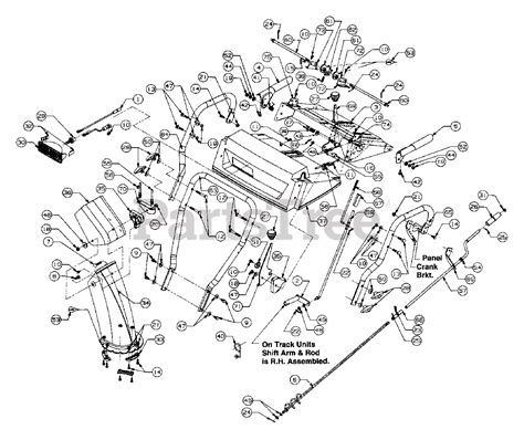 yard man ee yard man snow thrower  handle assembly parts lookup  diagrams