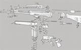 Mp5 Schematic Exploded G3 Assault sketch template