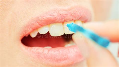 correct    tooth brush  perfect oral stock image image