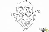 Funny Draw Face Drawing Drawings Coloring Drawingnow Step Print Paintingvalley sketch template