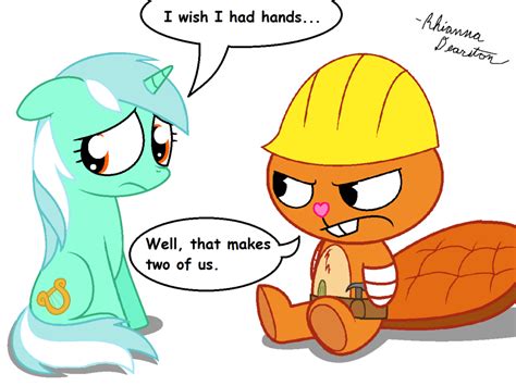 handy and lyra by pupster0071 on deviantart