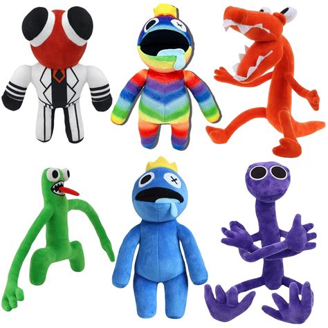 Rainbow Friends Plush Toy Blue Monster Cartoon Game Character All