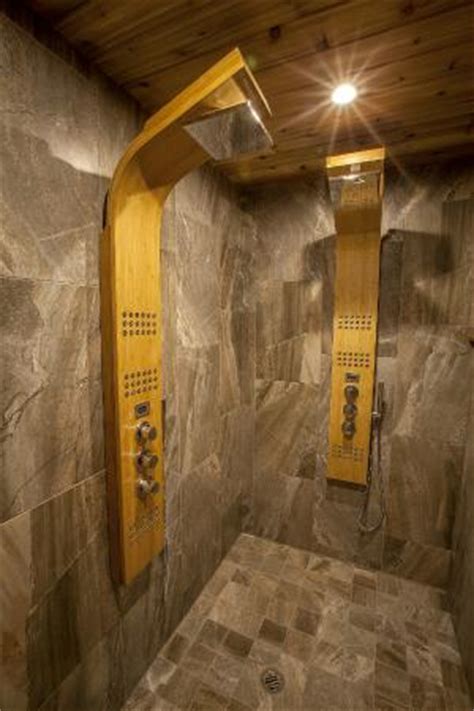 couples infrared sauna  steam shower  massage room
