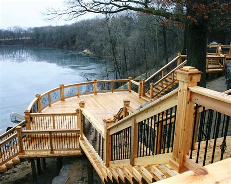 cedar decks decks backyard outdoor stairs cedar deck