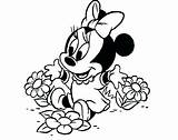 Minnie Mouse Coloring Pages Birthday Happy Printable Mickey Getcolorings Color sketch template