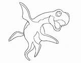 Coloring Plesiosaurs Baby Coloringcrew sketch template