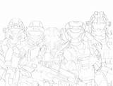 Halo Spartan Coloring Pages Getcolorings Getdrawings sketch template