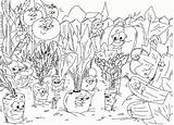 Coloring Garden Pages Vegetable Drawing Gardening Kids Sketch Children Veggies Coloringmates Comments Coloringhome House Popular sketch template