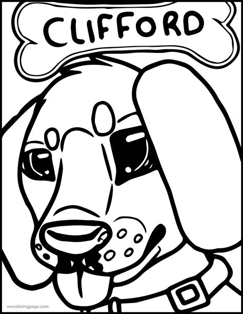 cliffordthebigreddog  coloring page wecoloringpagecom