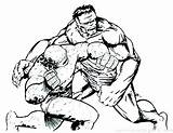 Smash Hulk Coloring Pages Getcolorings Getdrawings sketch template