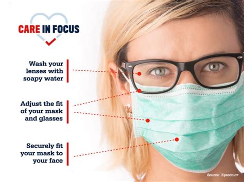 how to keep glasses from fogging up when wearing a mask