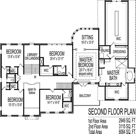 square foot million dollar house floor plans  bedroom blueprints