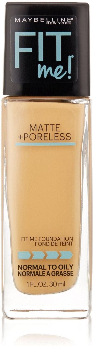 maybelline  york fit  matte poreless foundation natural beige   oz pack