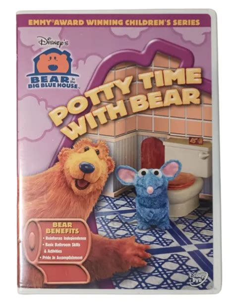 playhouse disney bear   big blue house dvd potty time  bear