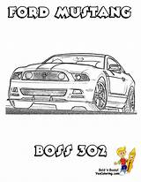 Yescoloring Shelby Mustangs sketch template