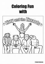 Lizzy Lizzards Lives sketch template