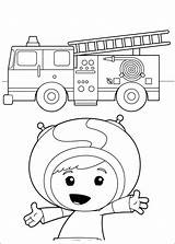 Umizoomi Coloring Team Pages Geo Coloring4free Print Firetruck Color Coloriage Books Printable Last Getcolorings sketch template