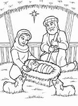 Presepe Colorare Nativity Sauvage27 sketch template