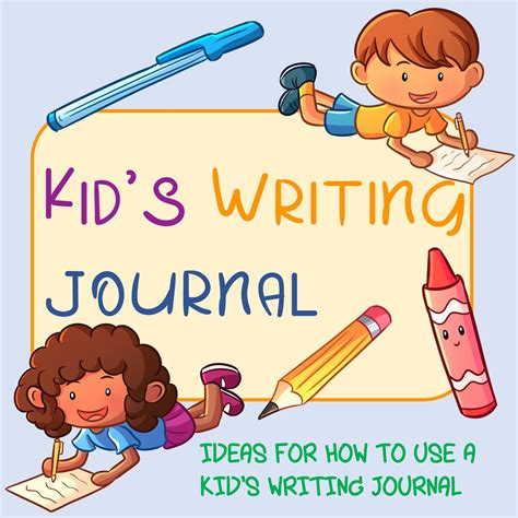 kids writing journal  picture space journals  fun