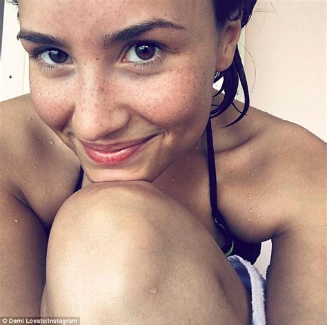 demi lovato talks about how being stripped down is best for her daily mail online