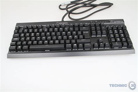 corsair  rgb rapidfire gaming tastatur mit cherry mx speed schalter