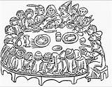 Medieval Feast Clipart Banquet Drawing Feasting Morsels Food Manor Cliparts Library Canterbury Getdrawings выбрать доску sketch template