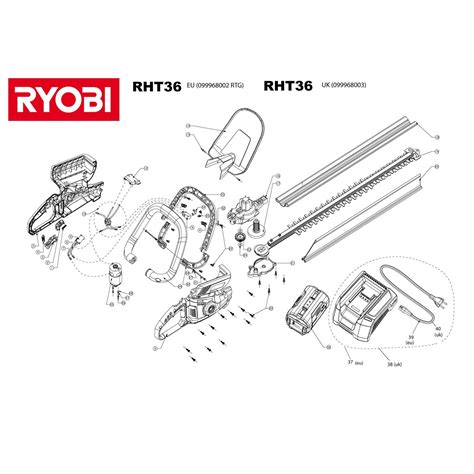 Buy A Ryobi Rht36 Spare Part Or Replacement Part For Your 36v Hedge