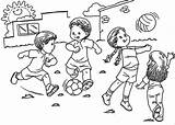 Colorear Jugando Imagui Patios Etapas Balonmano Malvorlage Compartiendo Niño Fútbol Humano Educere Proyecto Felices Educación Dia Tablero Ausmalen Proyectoeducere sketch template