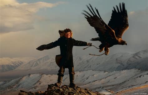 A 13 Year Old Eagle Huntress In Mongolia Bbc News
